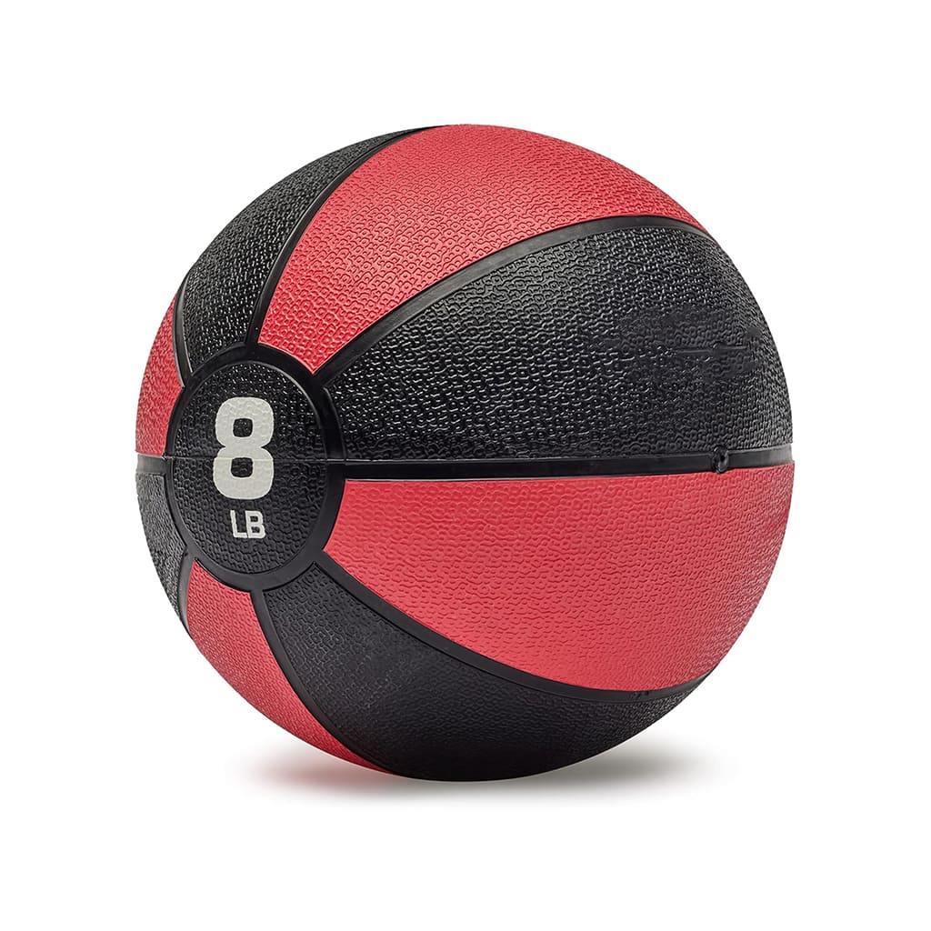 AlephNeta CoreBall 8 lb weighted ball for functional training and muscle strengthening exercises.