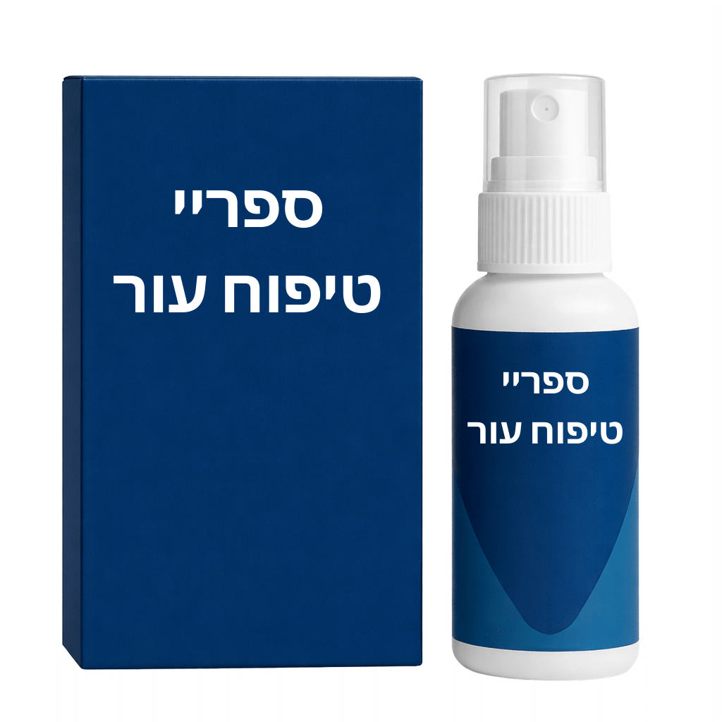 ספריי טיפוח עור בקבוק עם עיצוב מודרני ושפת מותג, מתאים לשגרת טיפוח יומיומית.