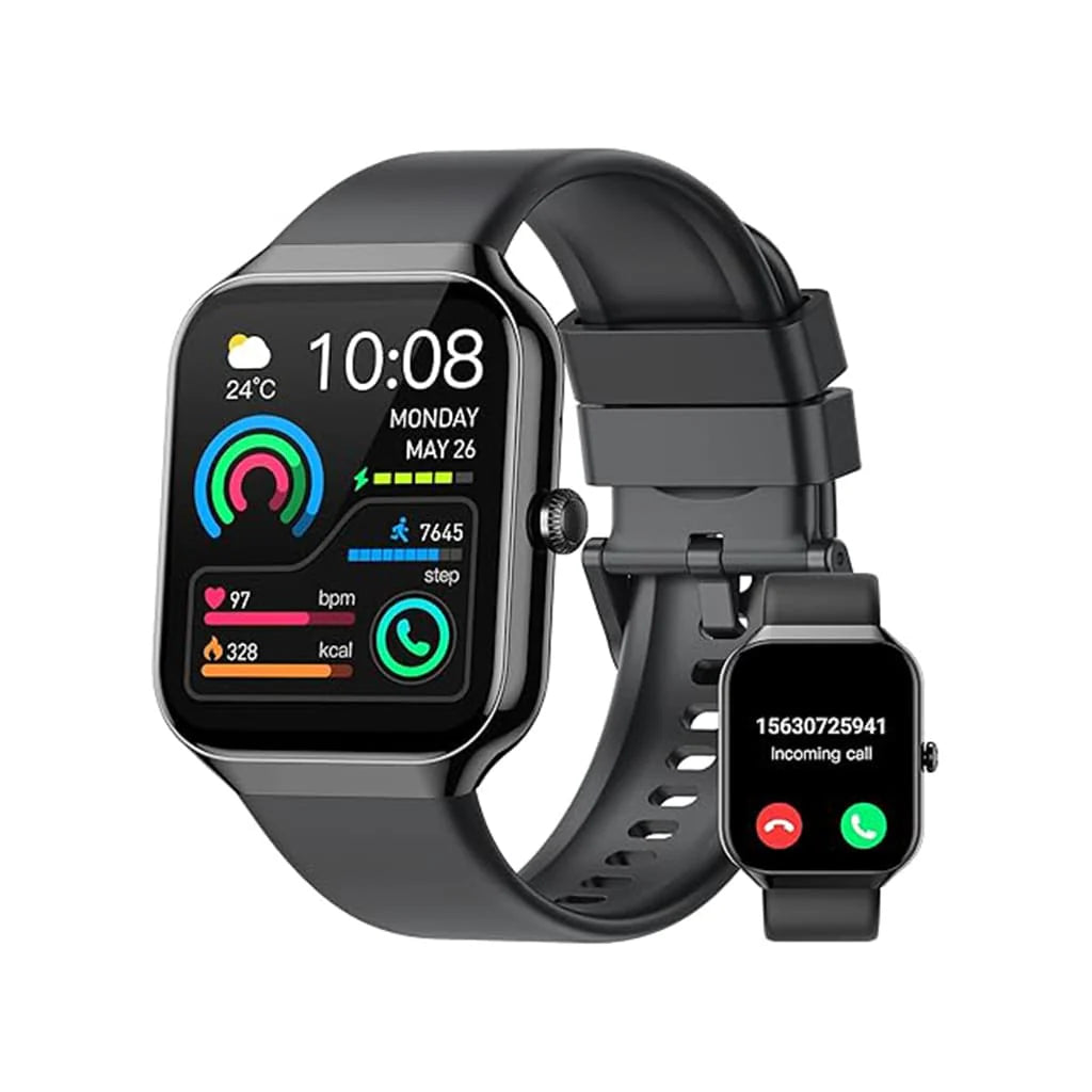 Alephneta CoreTrack smart watch displaying health metrics and notifications for activity tracking.