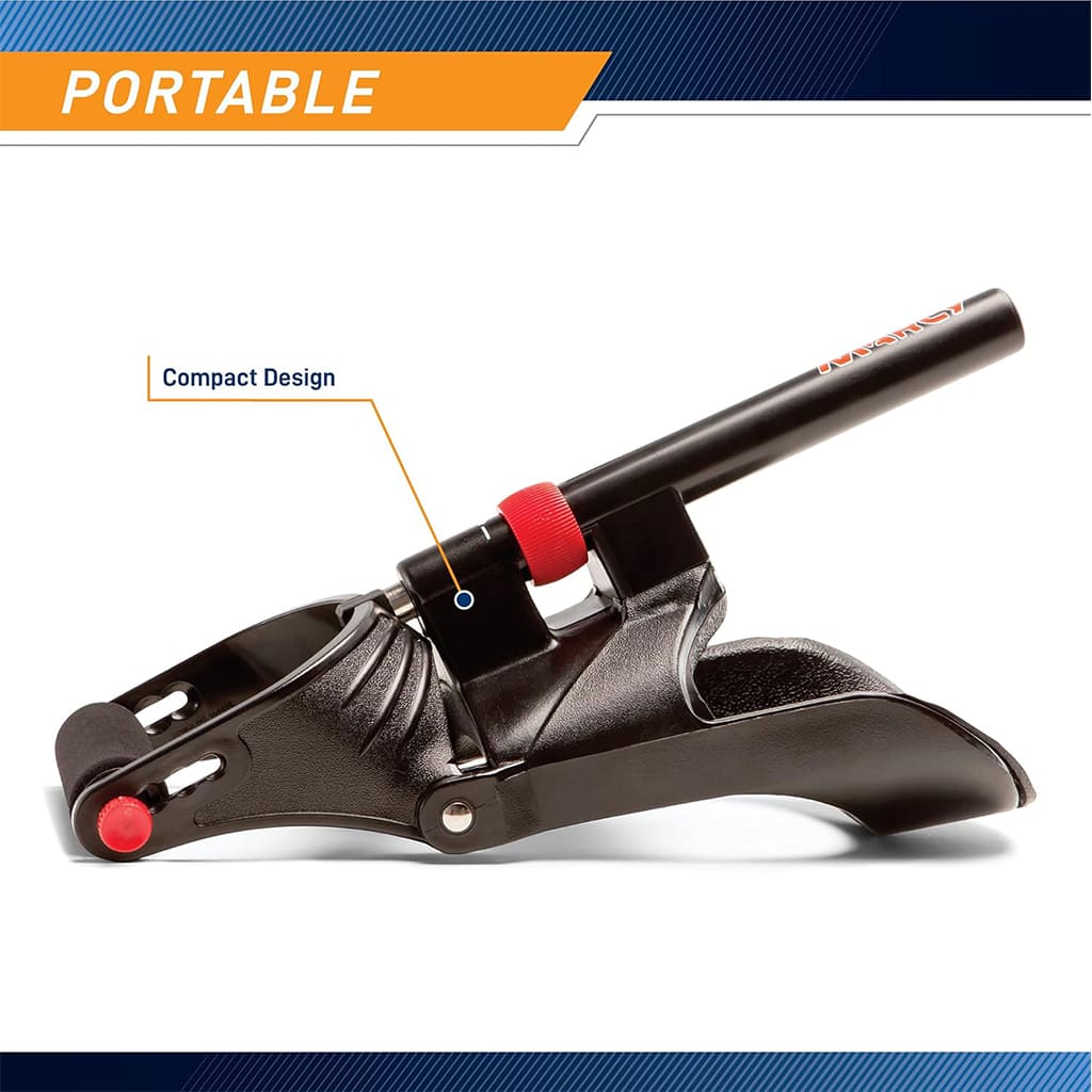 AlephNeta GripForm device showcasing compact design for effective upper body workouts.